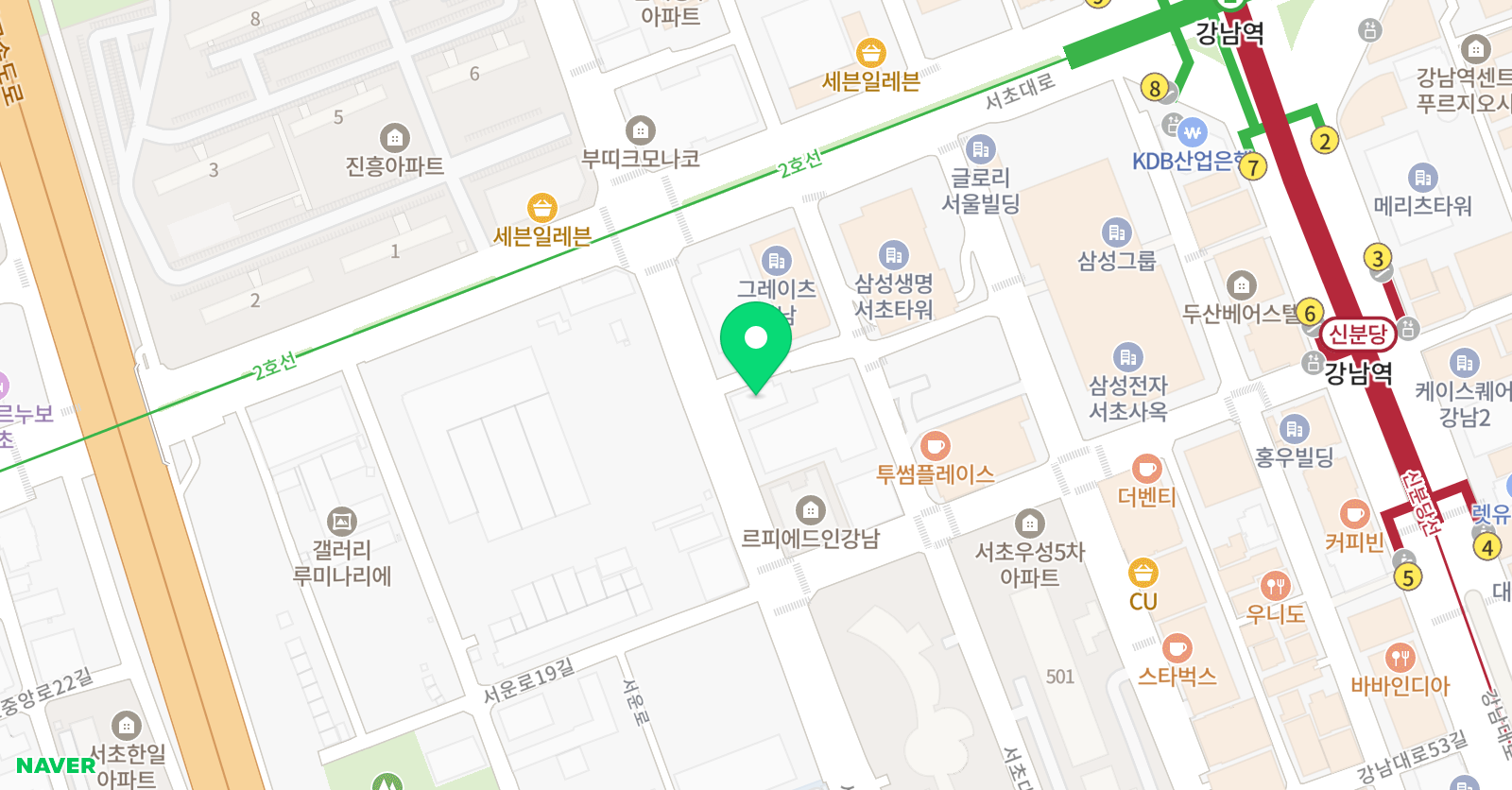 차이나로 중국어학원 강남점 위치