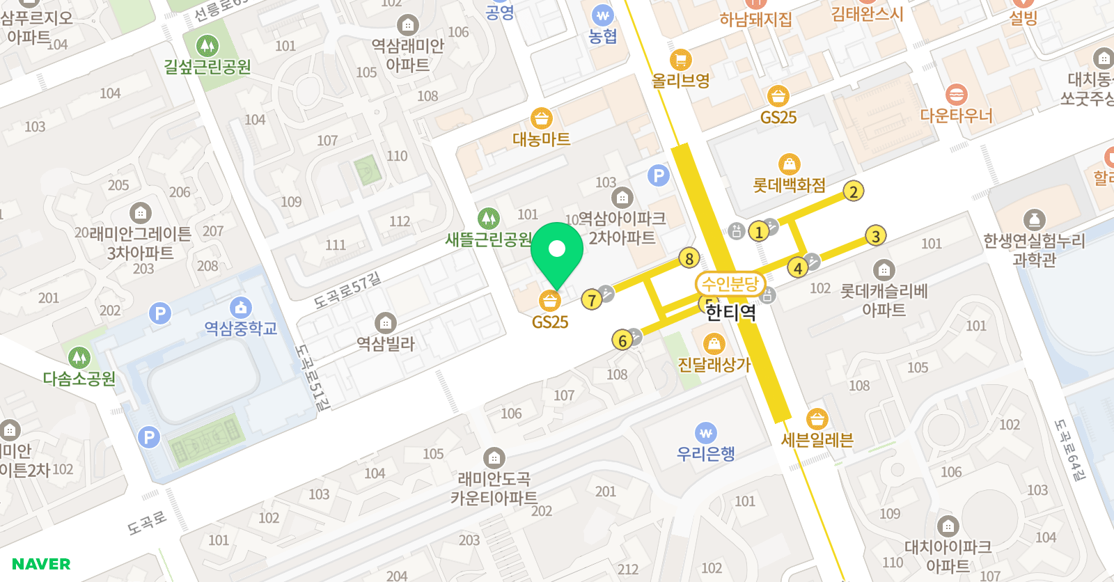 엠솔 창의교구센터 위치