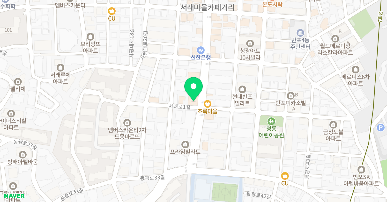 더힐즈아카데미학원 위치