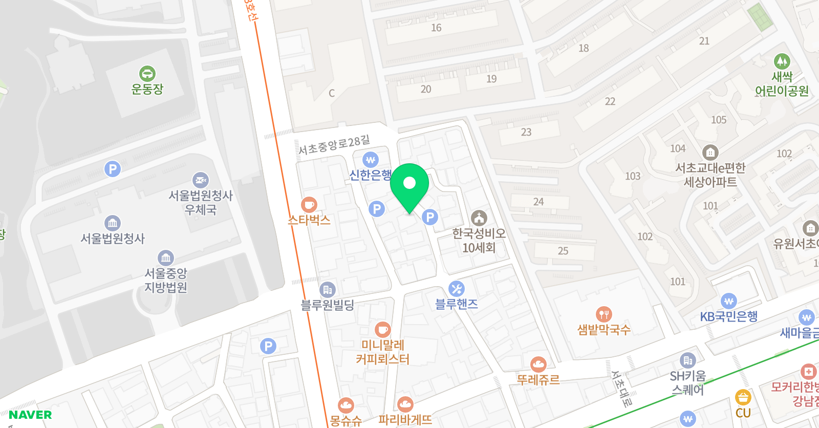 씨에이치 풋볼아카데미 위치