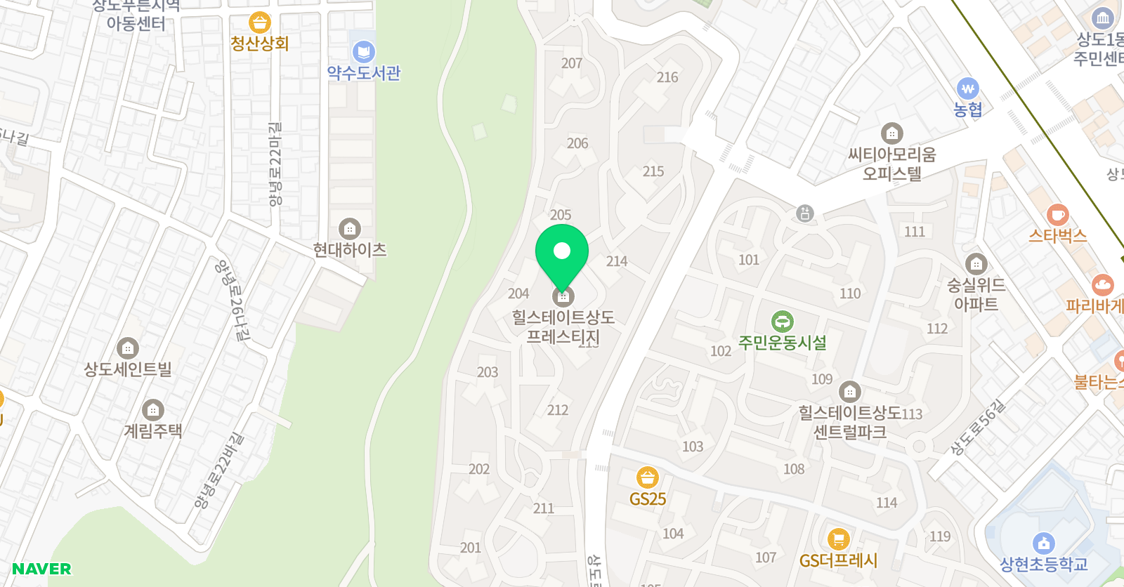 한양대탑 태권도 위치