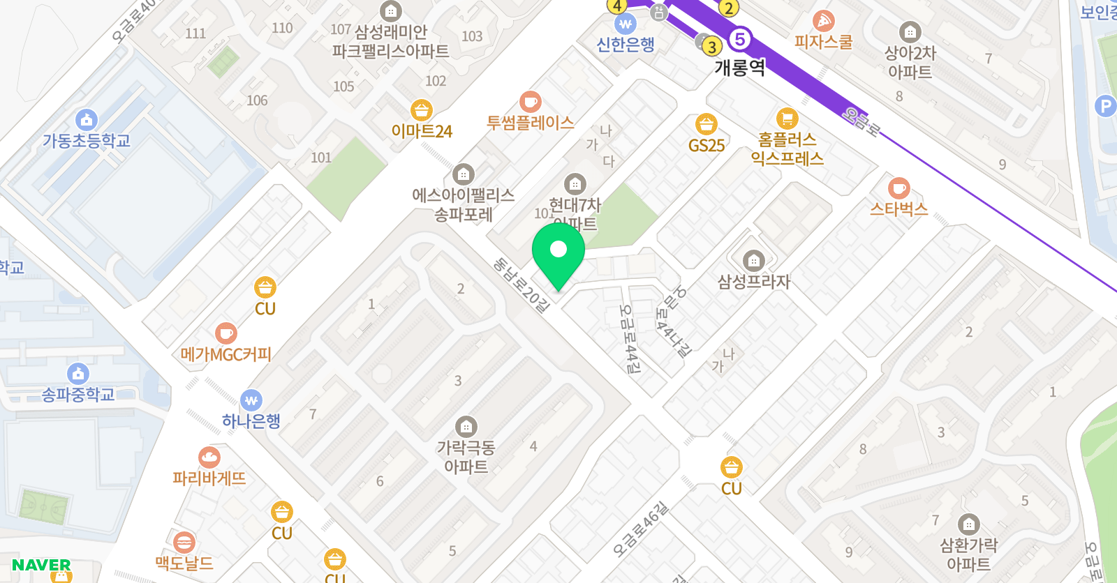 JJ꿀비 위치