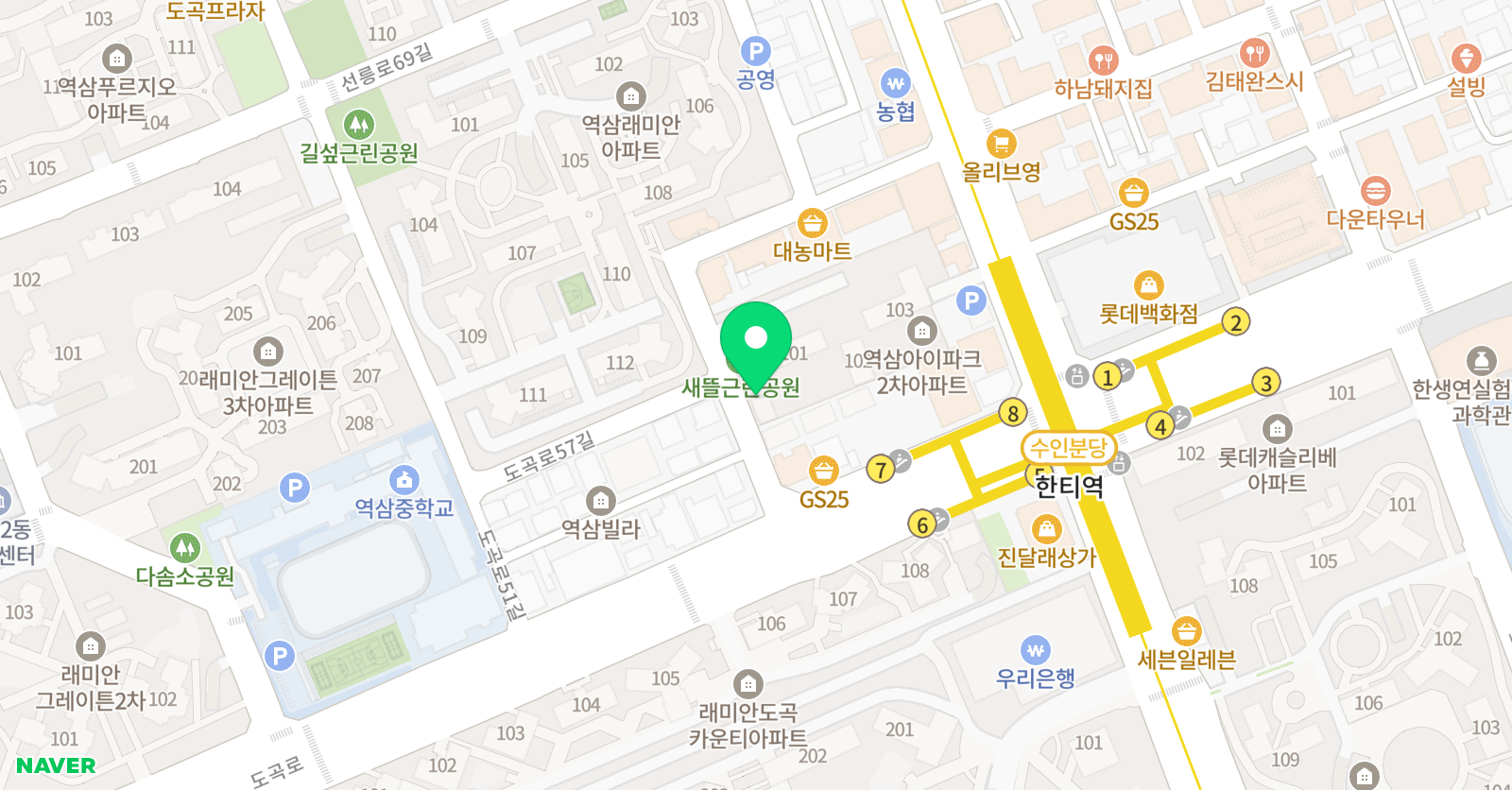 피카소가반한아이 미술학원 위치