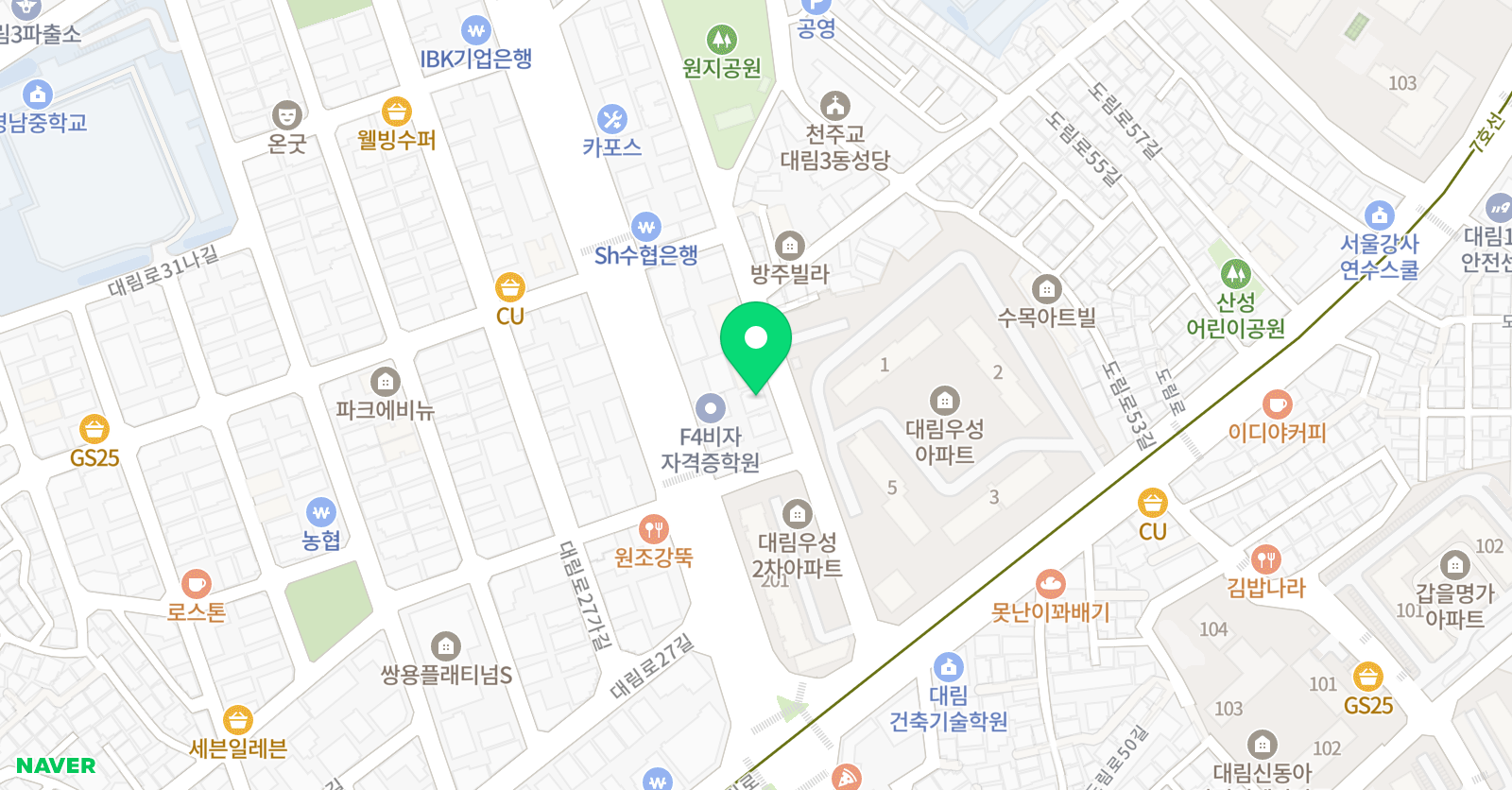 끌림 미술 위치