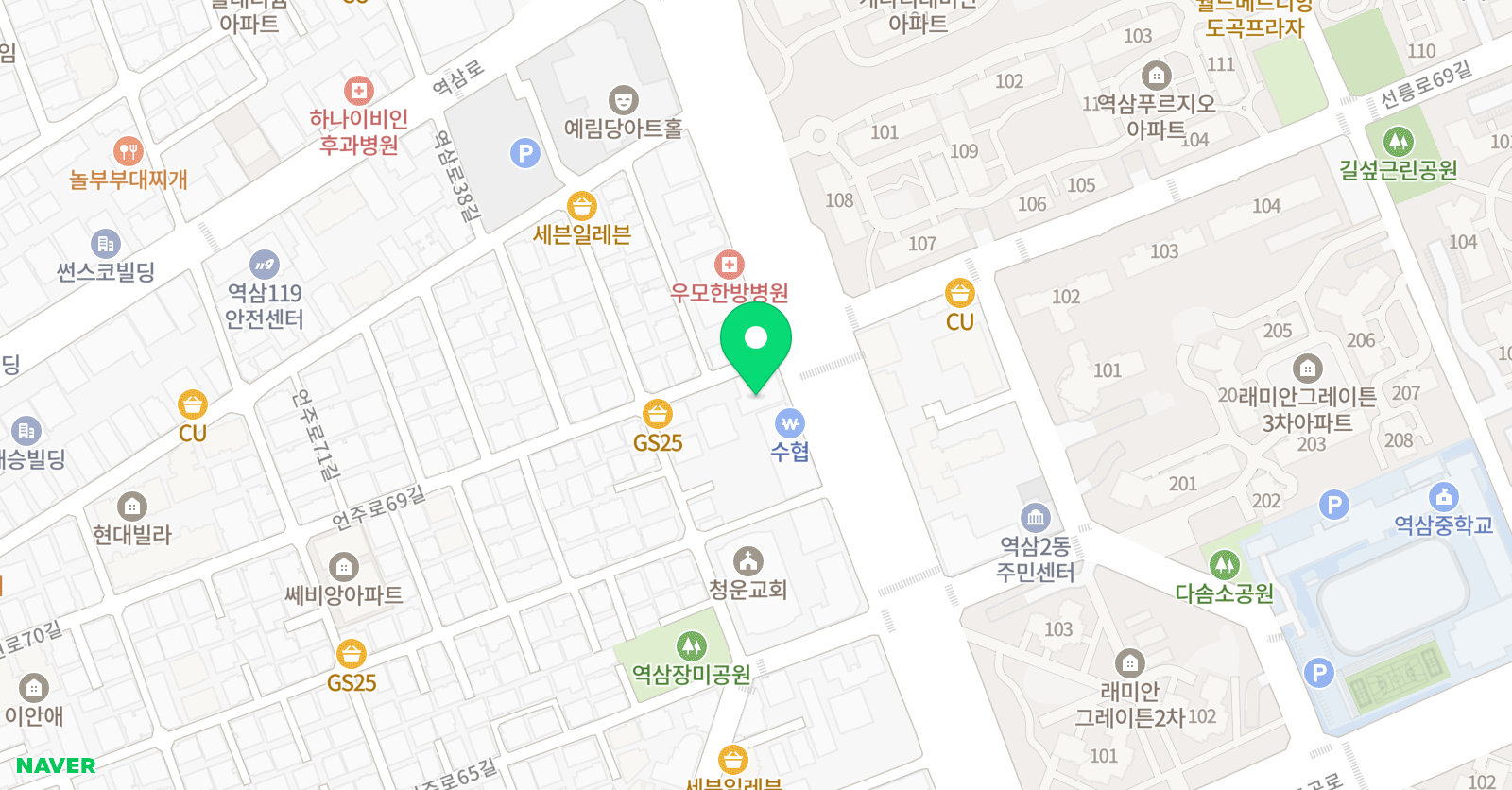 최혜진 무용학원 위치