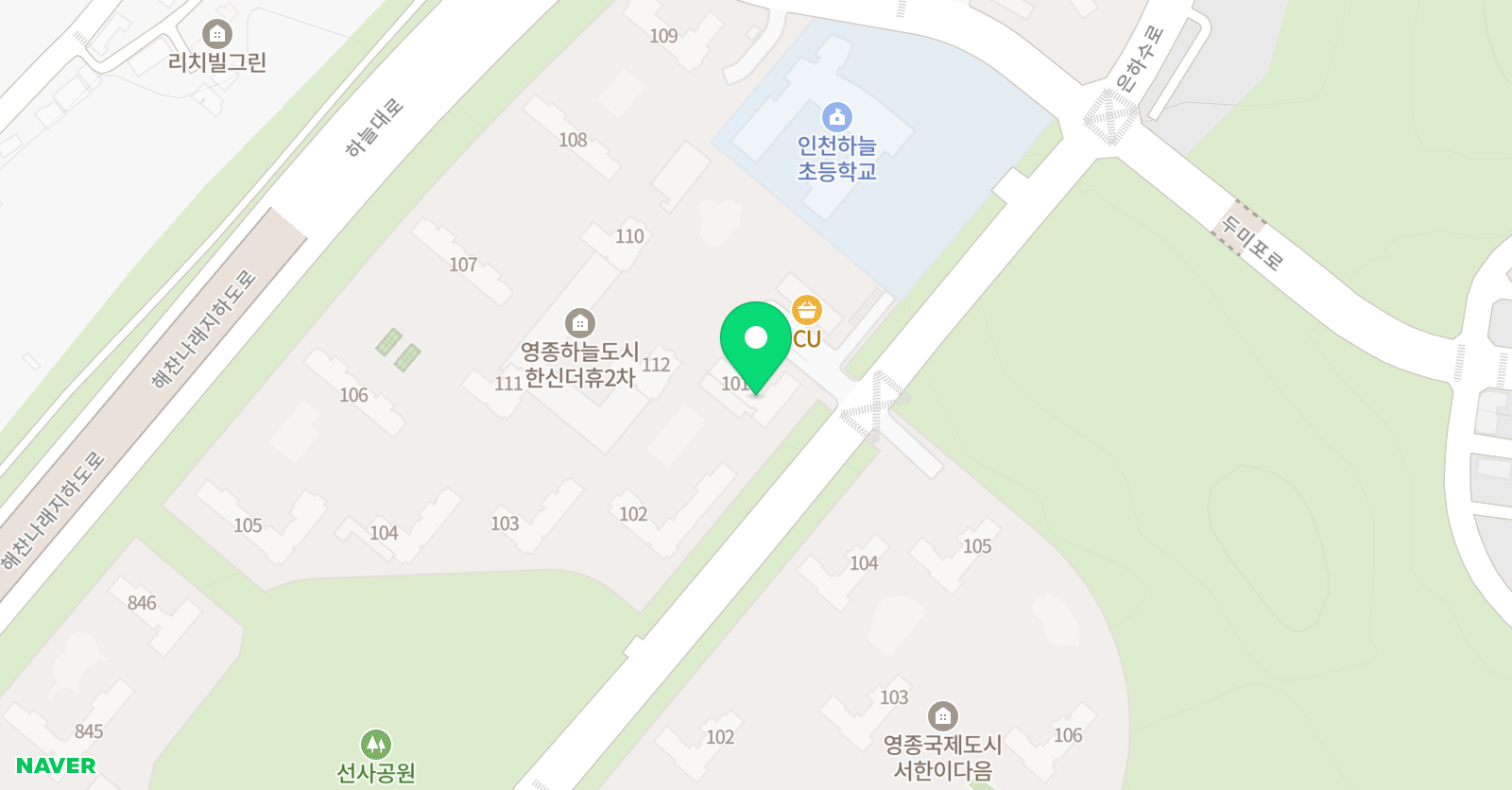 해오름 아트 미술교습소 위치