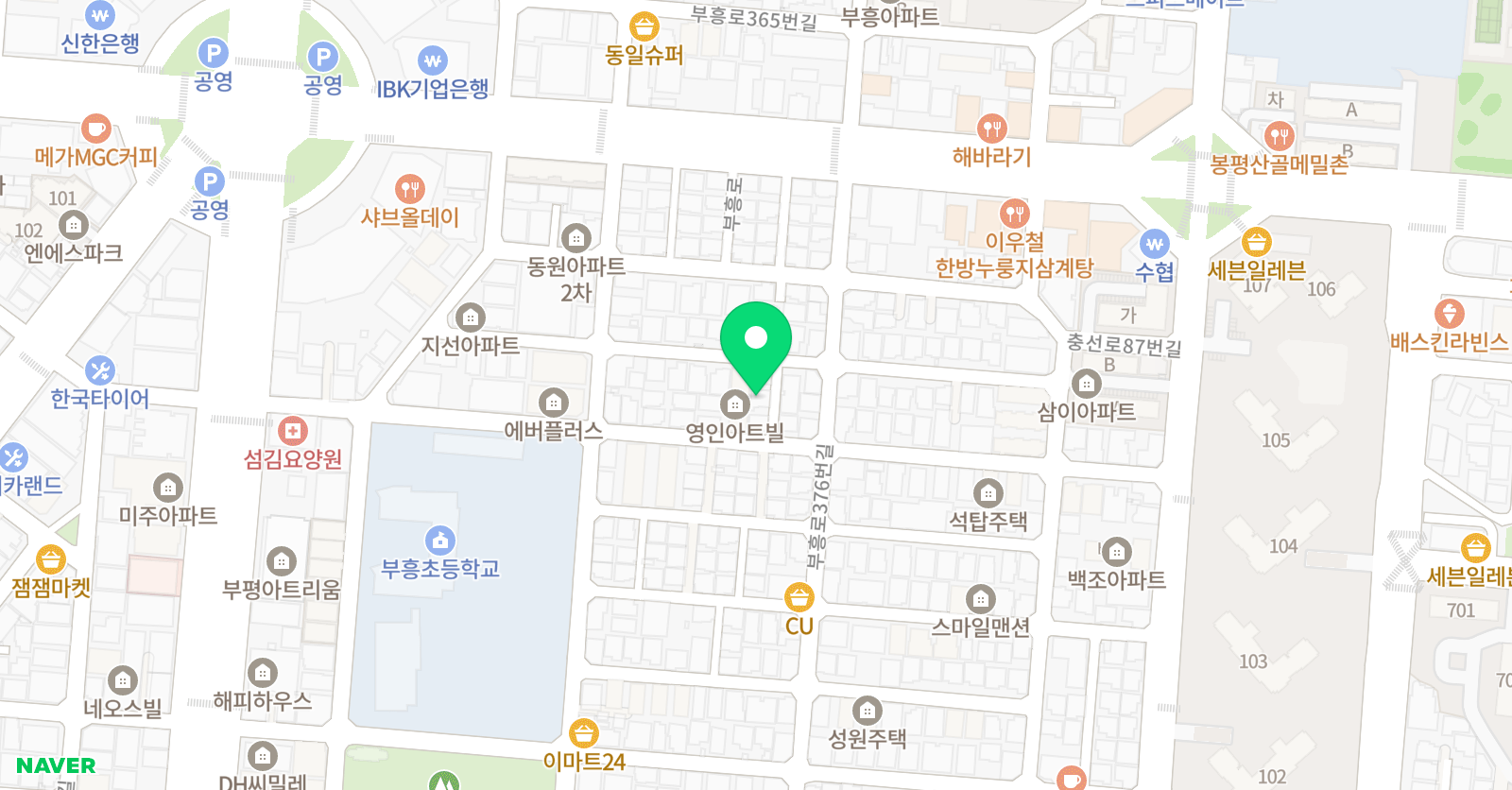 엠베스트SE 부평부흥캠퍼스 위치