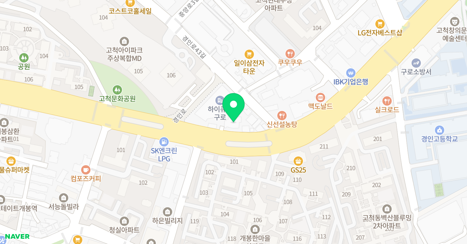메카 학원 위치