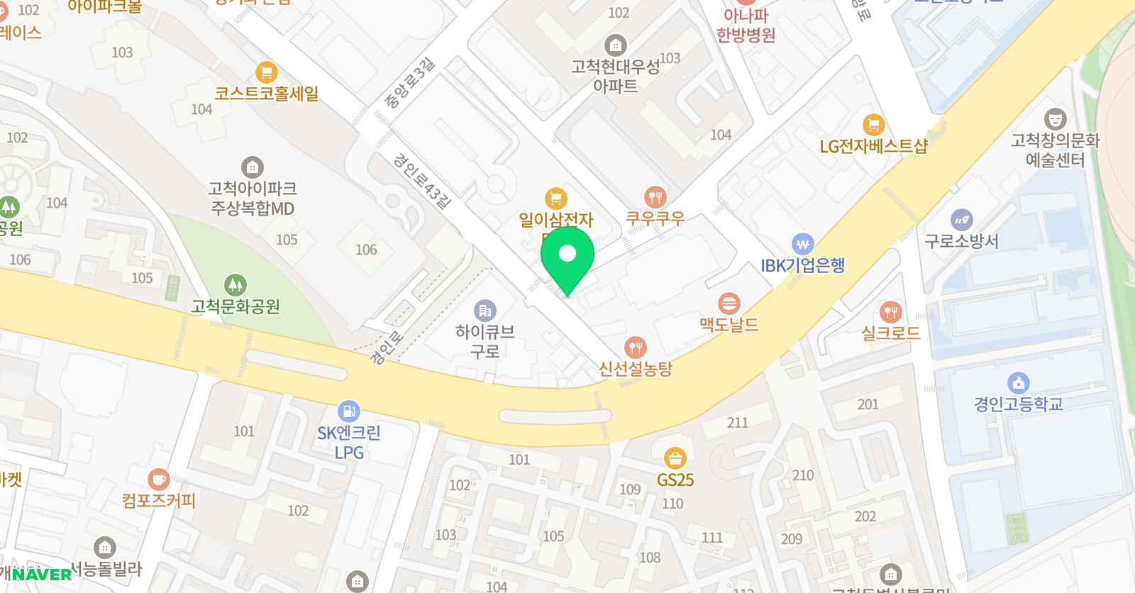 토킹매쓰 학원 위치