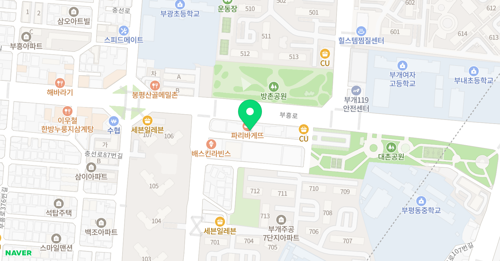 2관씨엘에스 영어부개올림 수학학원 위치