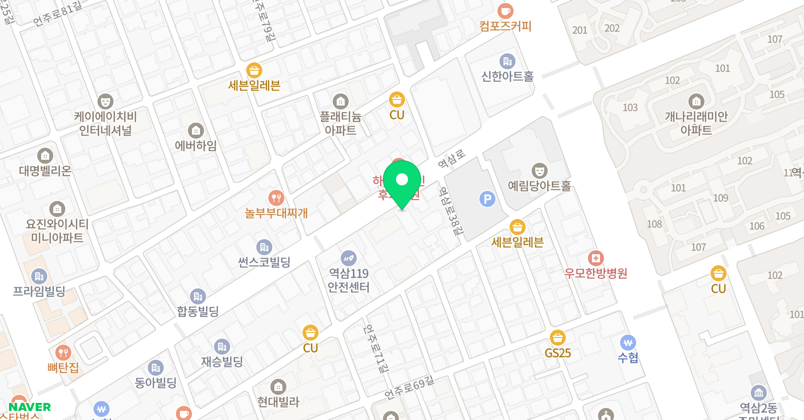 BEK Prep 위치