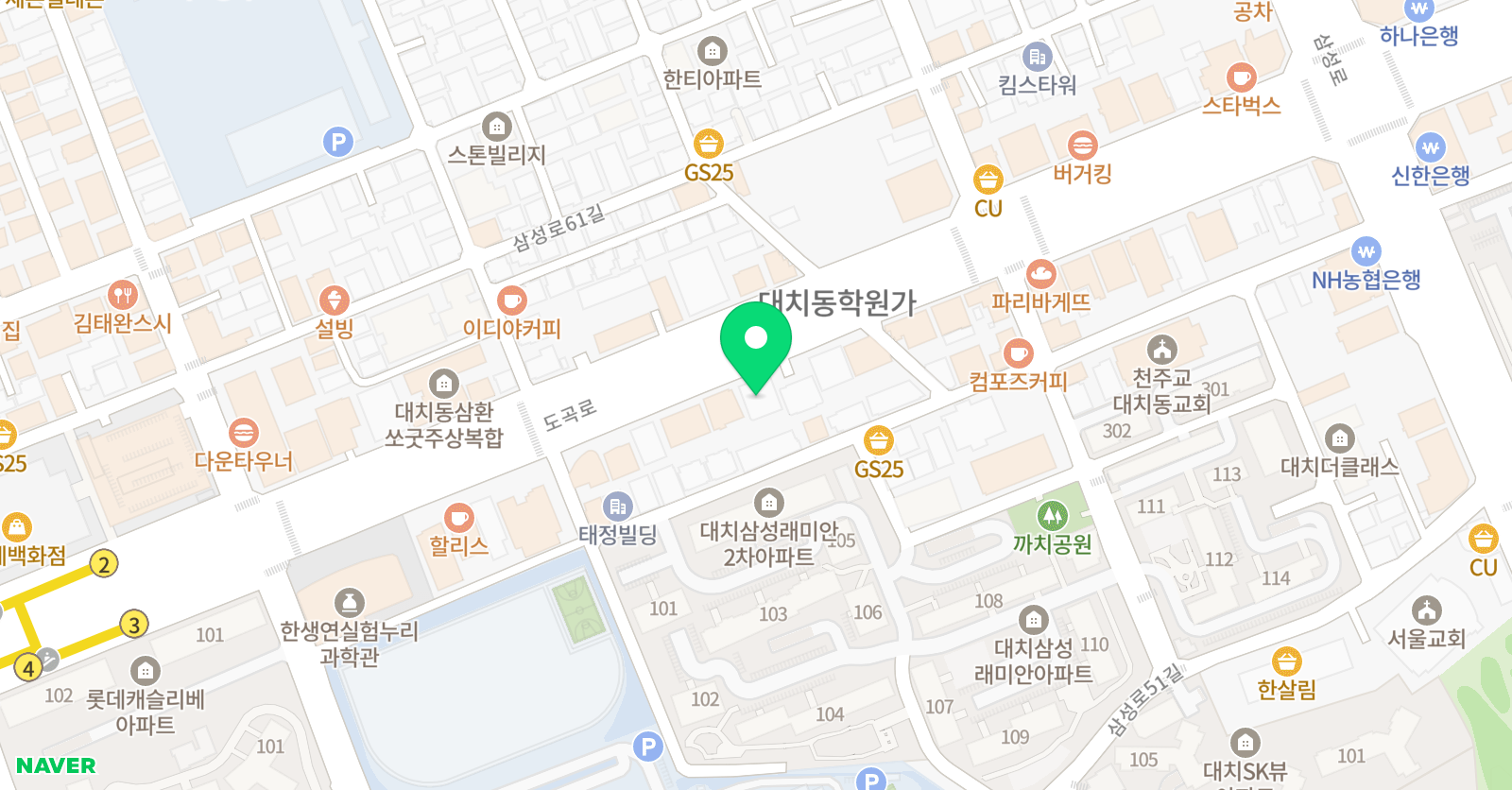 예섬프론티어 위치