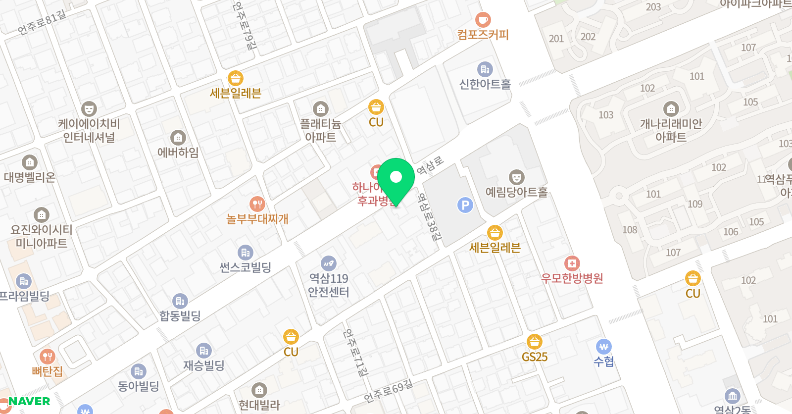 리즈아카데미 댄스교습소 위치