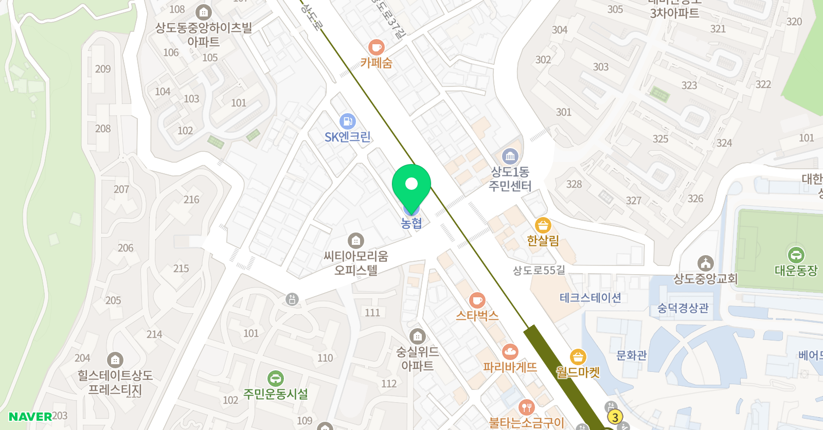엠파이어 어학원 동작캠퍼스 위치