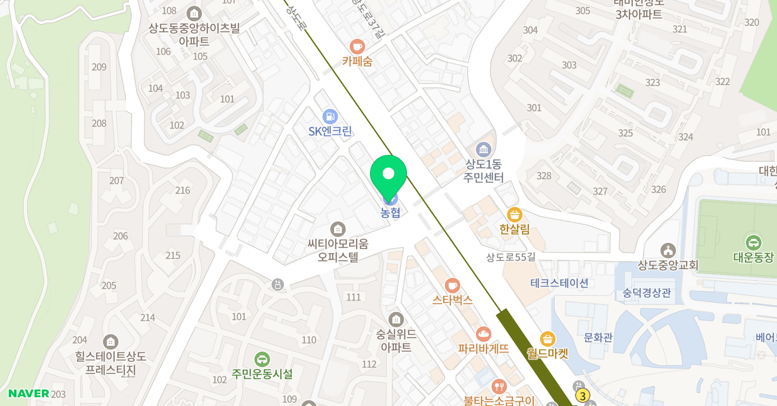 현민 수학학원 위치