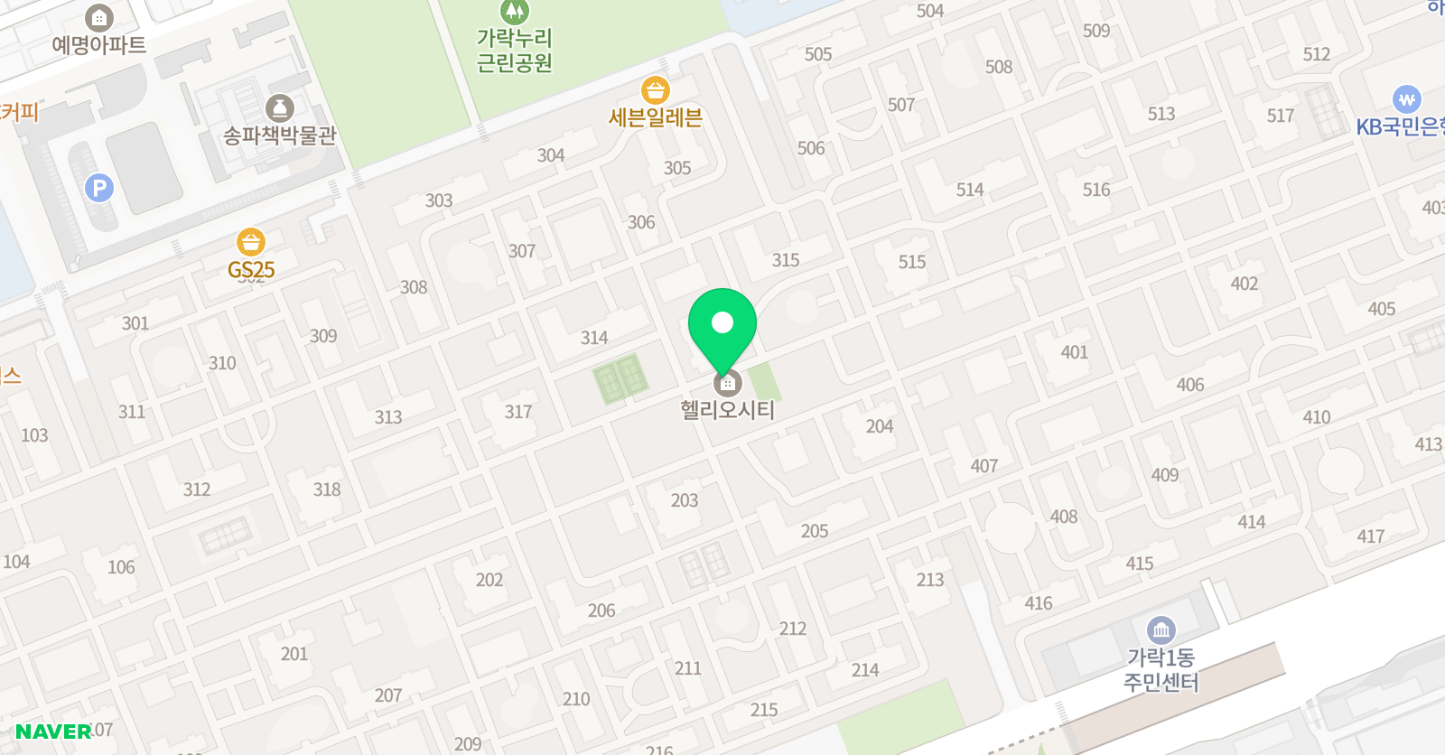 피오니아트스튜디오 미술교습소 위치