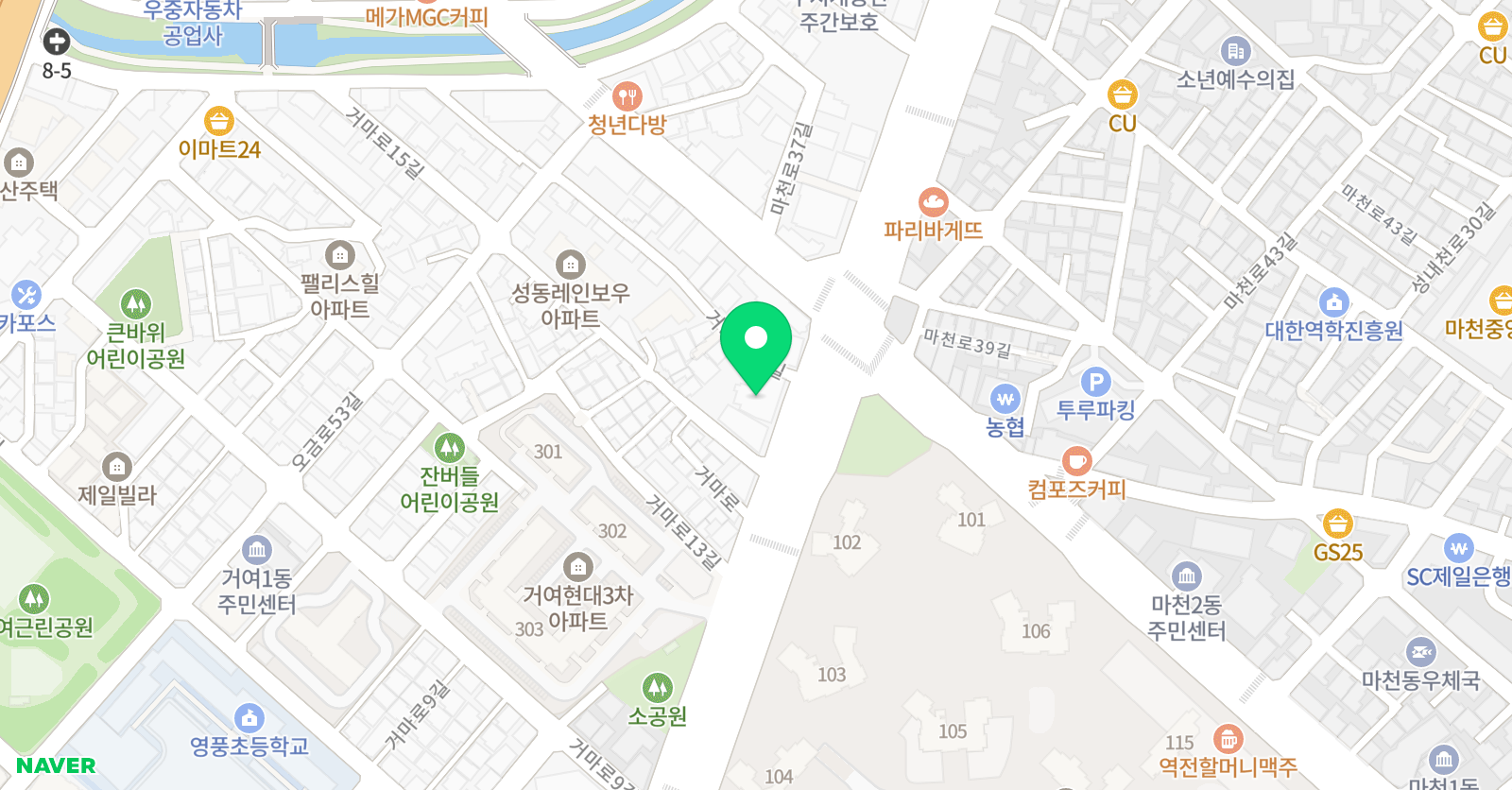 소마 사고력수학 송파거여점 위치