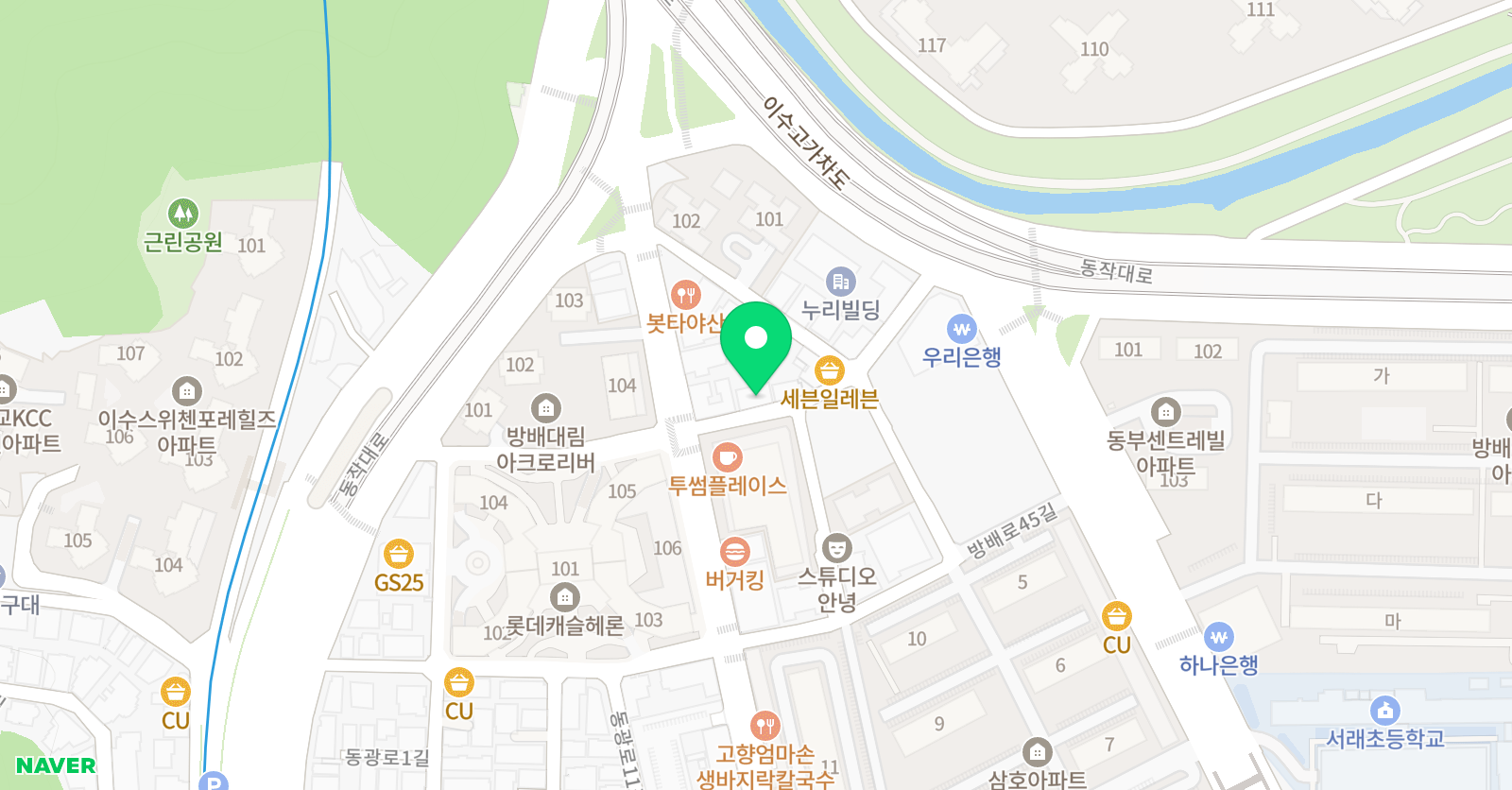 제이매쓰 수학학원 위치