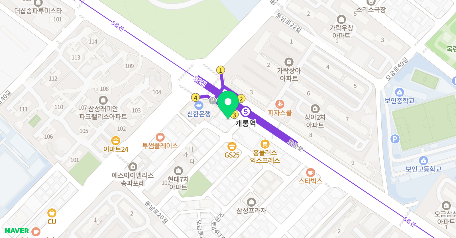 서정 무용스튜디오 위치