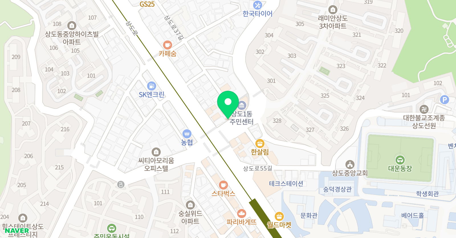 만만 수학교습소 위치