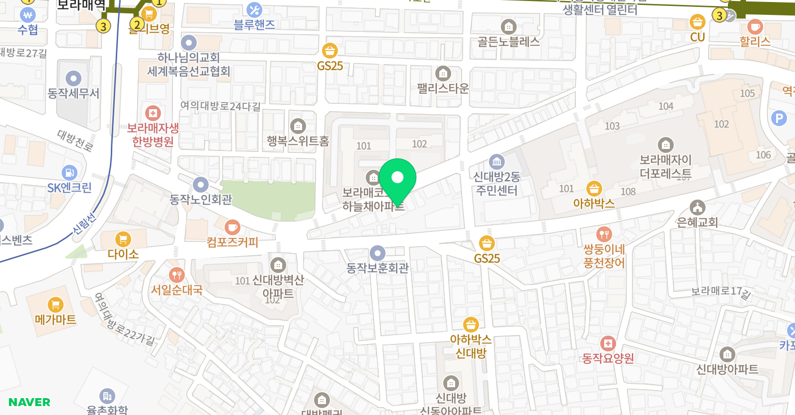파랑새 음악학원 위치