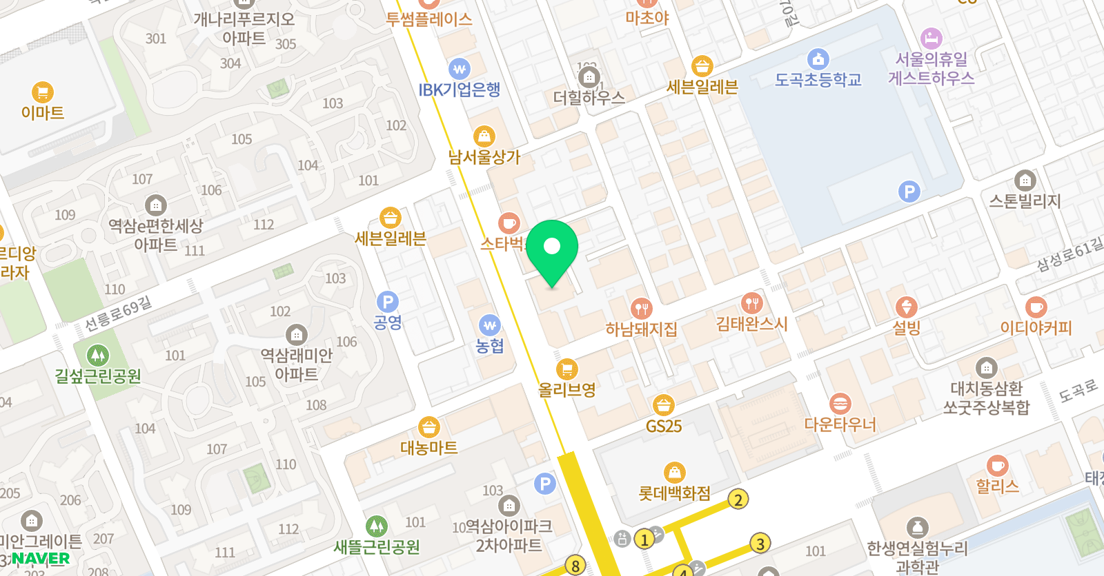 코칭아카데미 위치