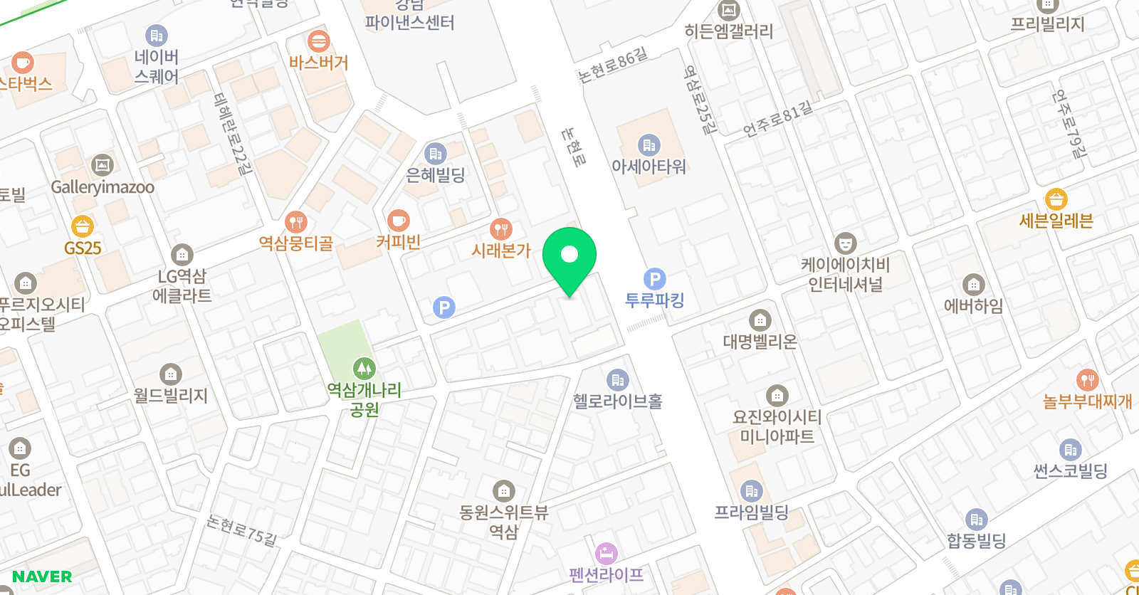 KAGE 영재교육학술원 강남본원 위치