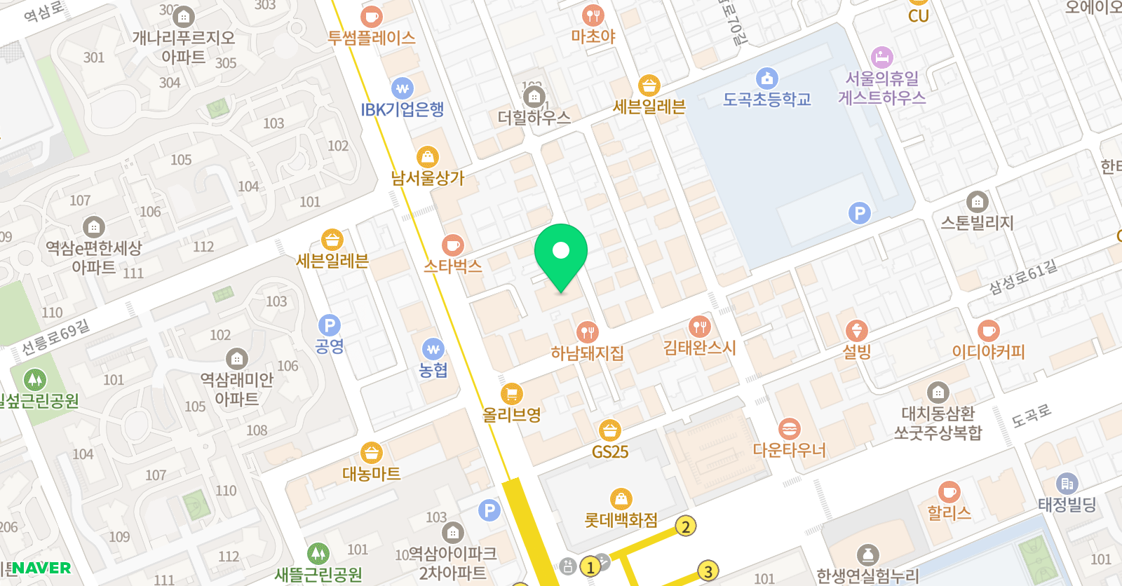 꿈짜 수학학원 위치