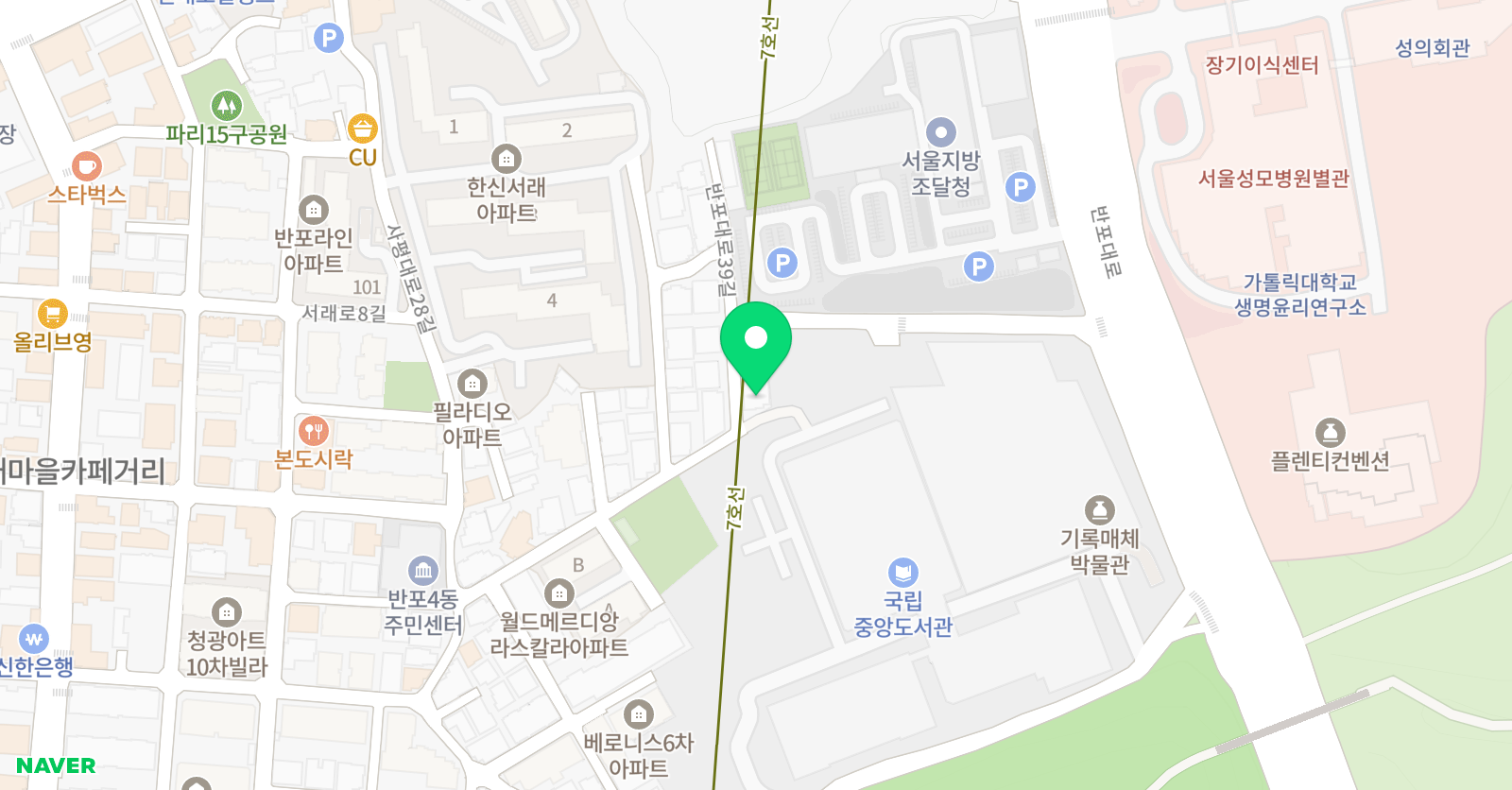 안스 어린이 스포츠 서래마을점 위치