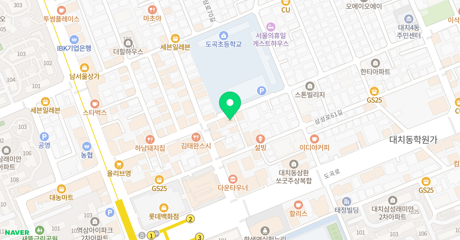안나 피아노음악학원 위치
