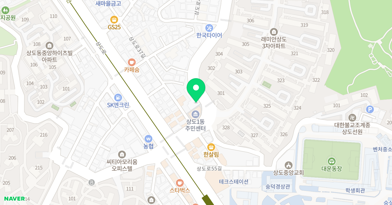 플레이팩토 숭실대점 위치