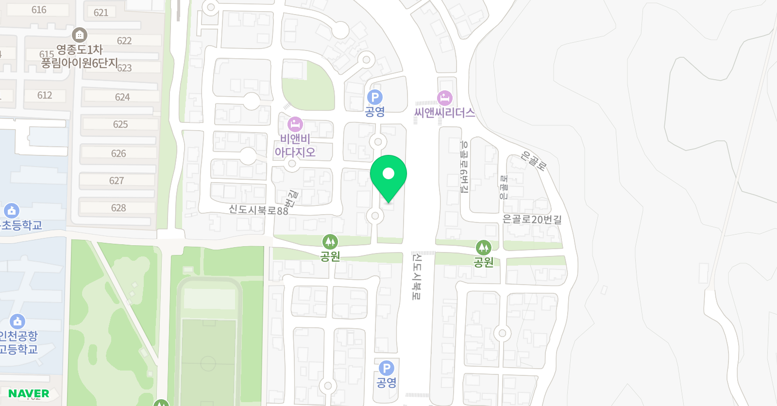 파랑새 영어학원 위치