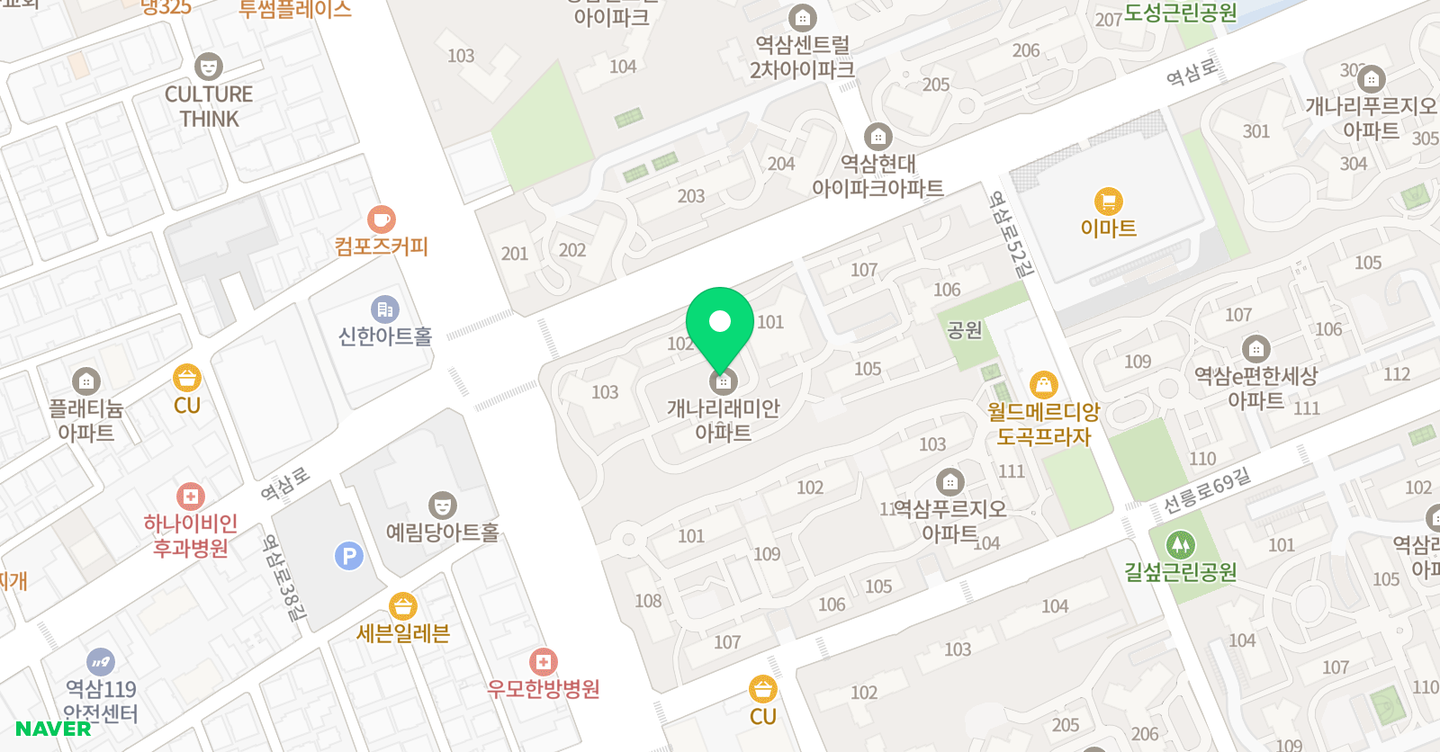 램성악스튜디오 위치