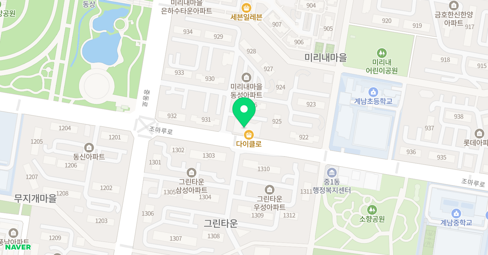 동화 미술 위치