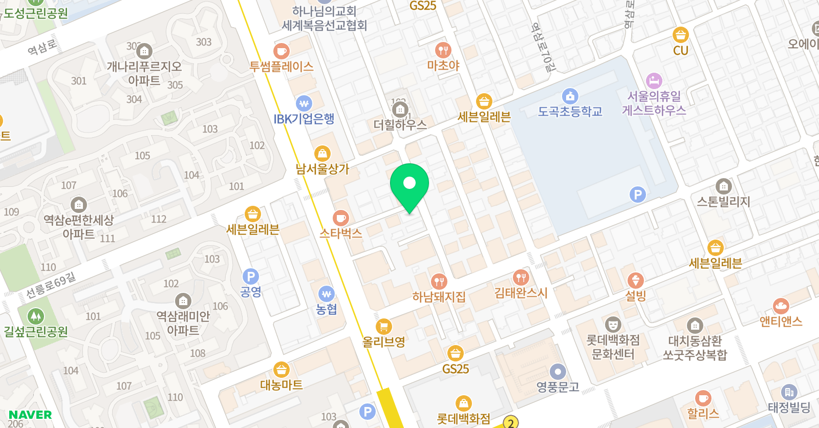 온루틴 위치