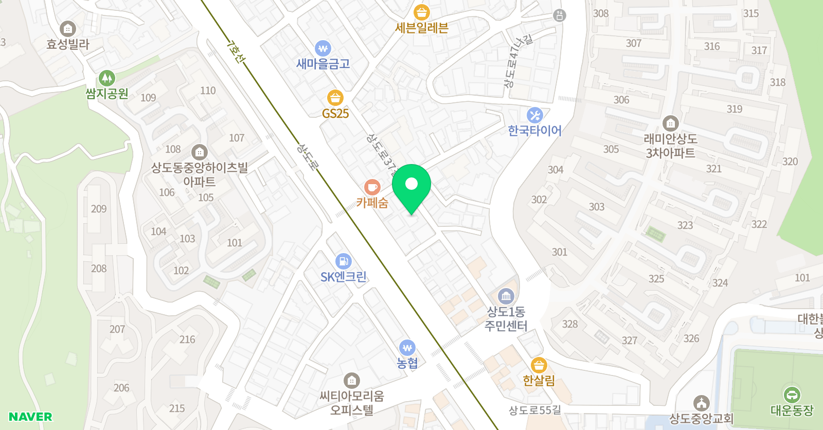 이음 논술 위치