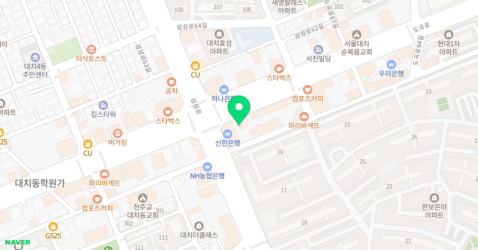 제이에스에치 과학학원 에듀 위치