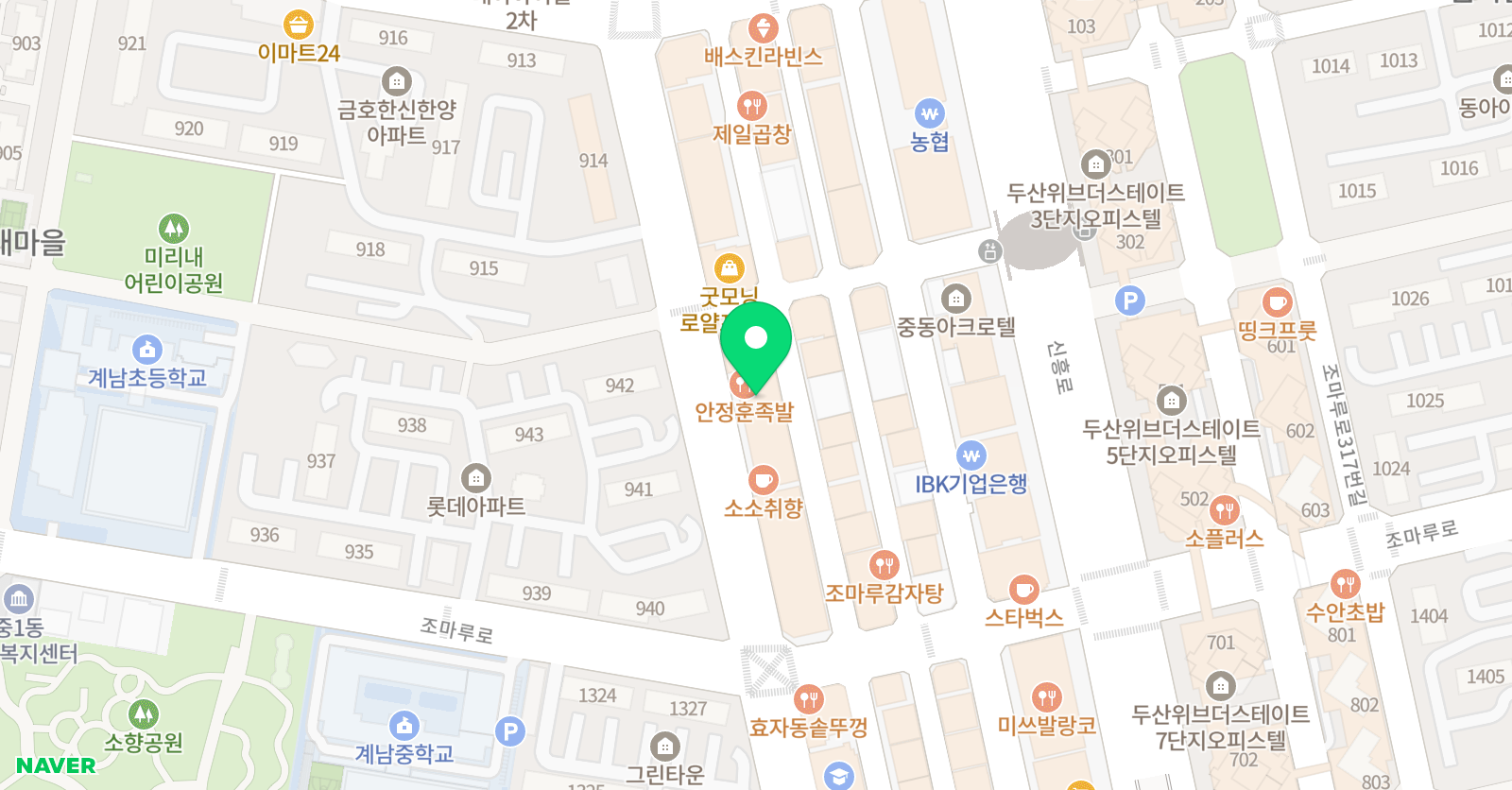 초월 수학학원 위치