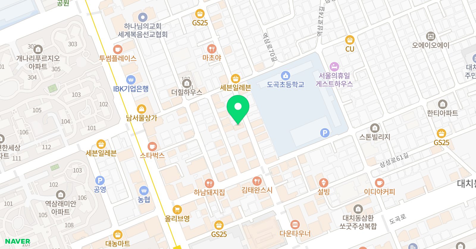 지원쌤수학 위치