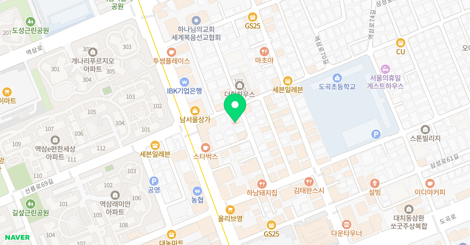 대치스마트보카학원 위치