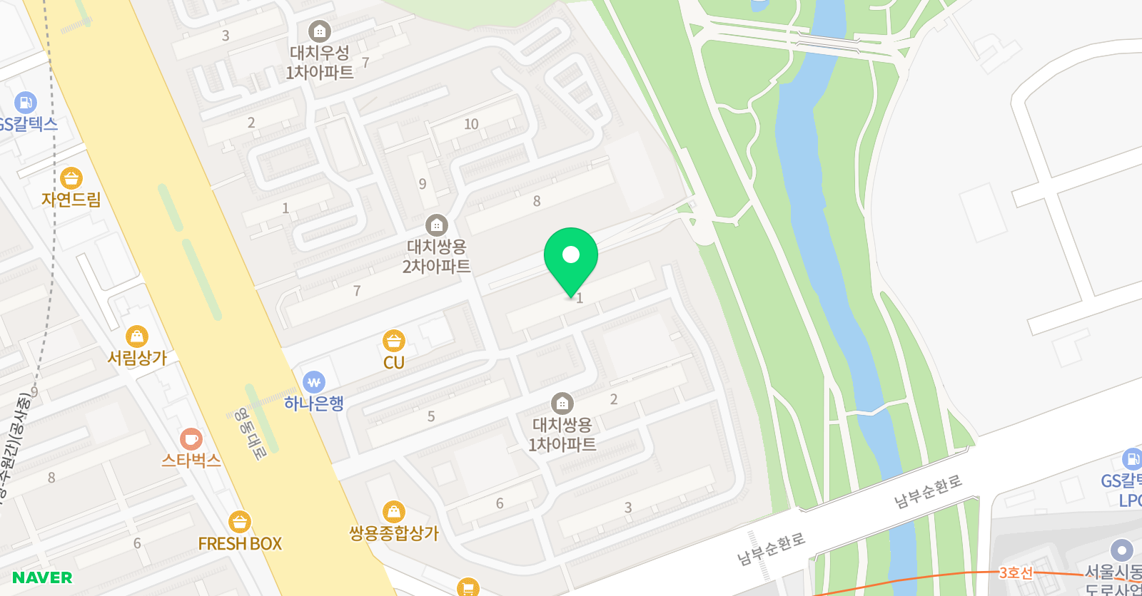 보람 과학수학학원 위치