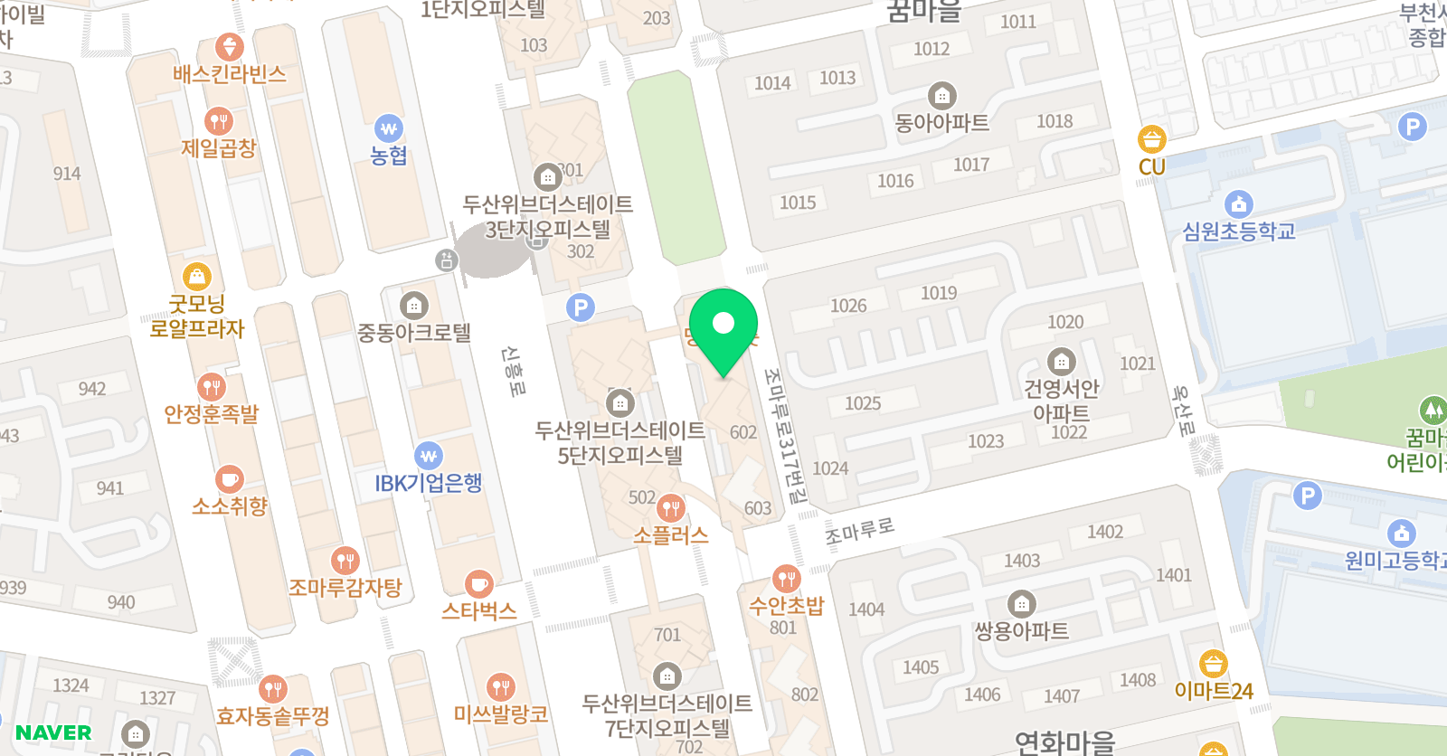 일오 수학교습소 위치