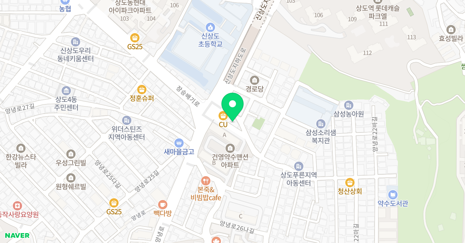 스페이스엠 위치