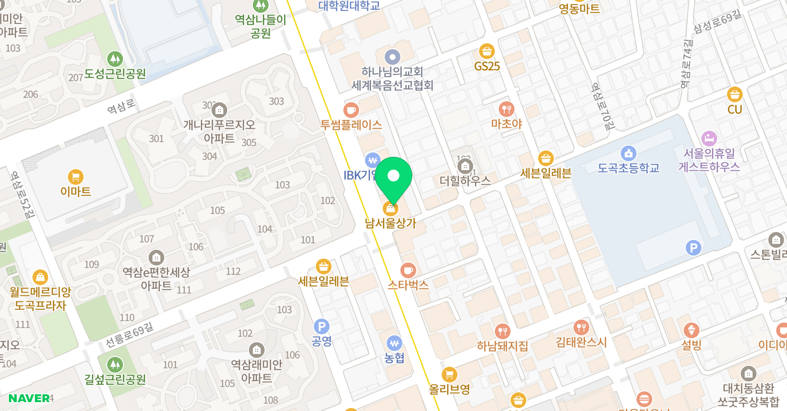 CNP영어교습소 위치
