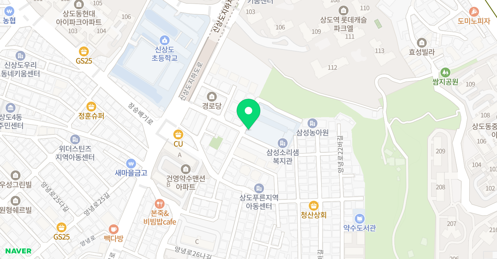 삼성스포렉스 위치