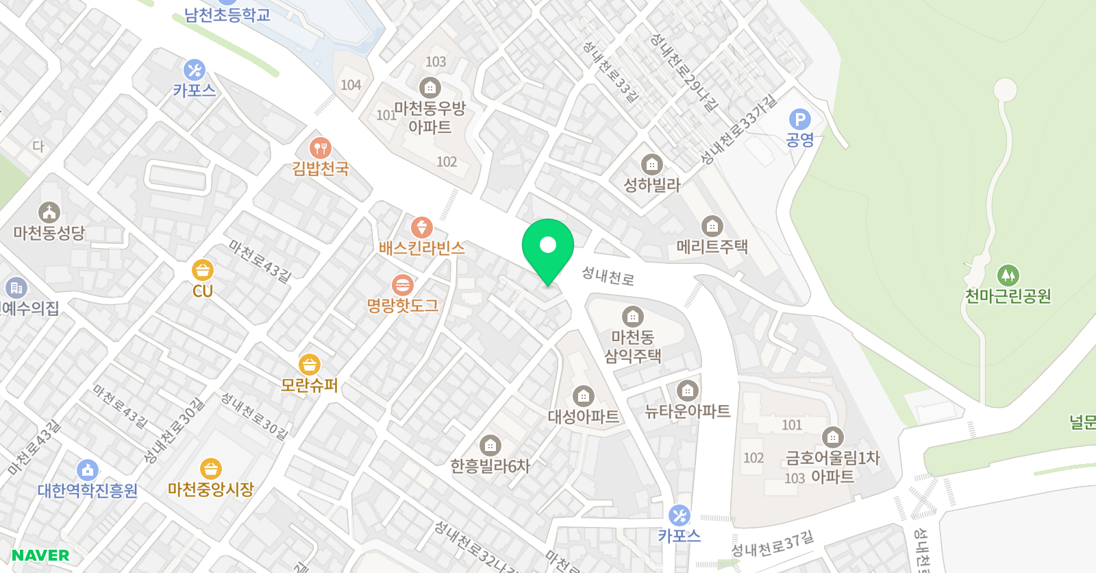 이음 음악학원 위치