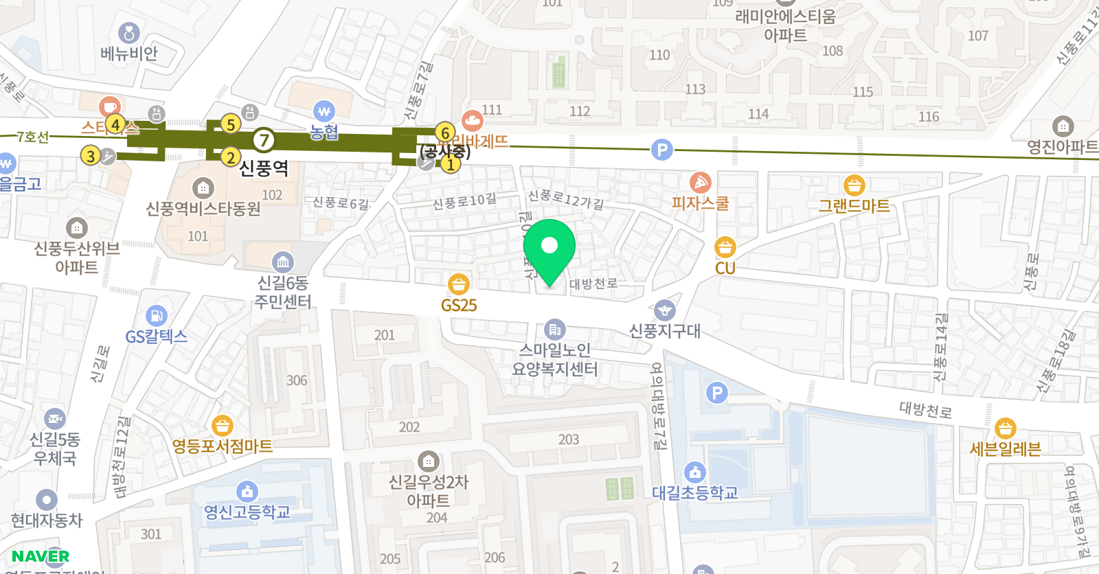 꿈나무웅변학원 위치