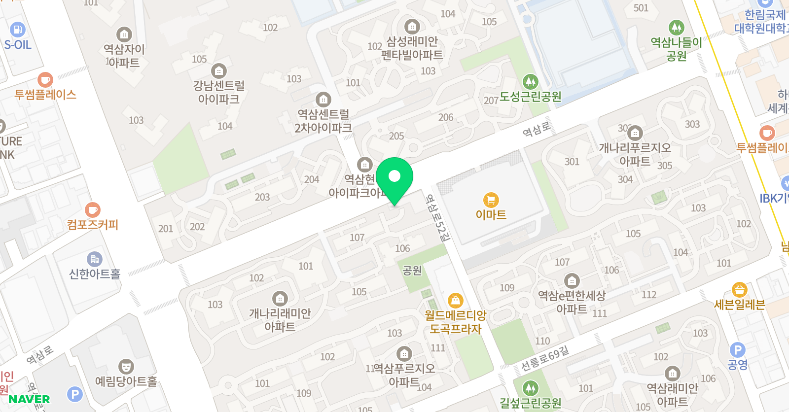 은하수 미술교습소 위치