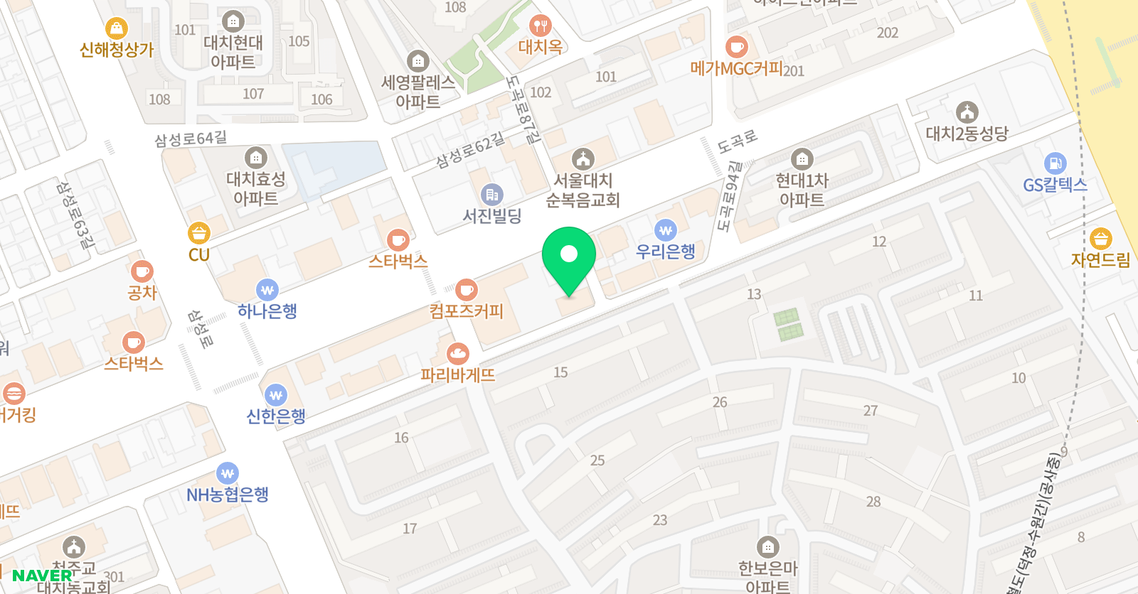 스피치버블학원 위치