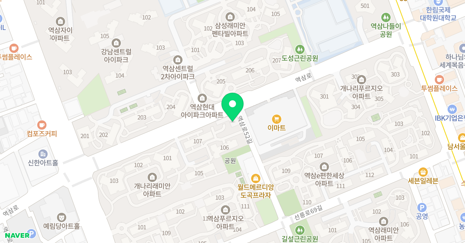 홍익 미술창작소 위치